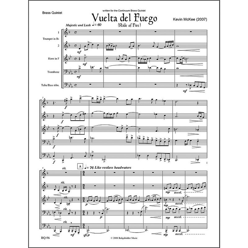 Carl Fischer Vuelta del Fuego (Ride of Fire) Book