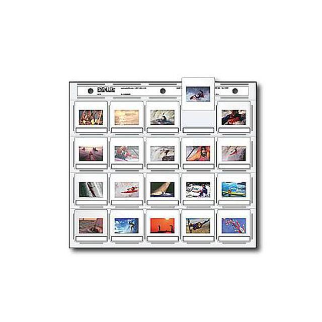 Printfile Archival Preservers Holds 20 35mm Slides 25 Pack - Printfile 2X220H25