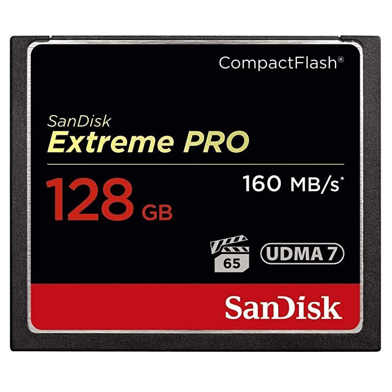 Extreme PRO 128GB CompactFlash Memory Card UDMA 7 Speed Up To 160MBs SDCFXPS128GX46