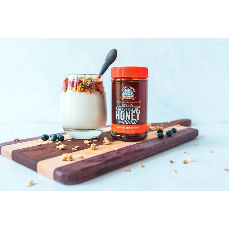 Nature Nate's 100% Pure Honey with Comb - 16oz