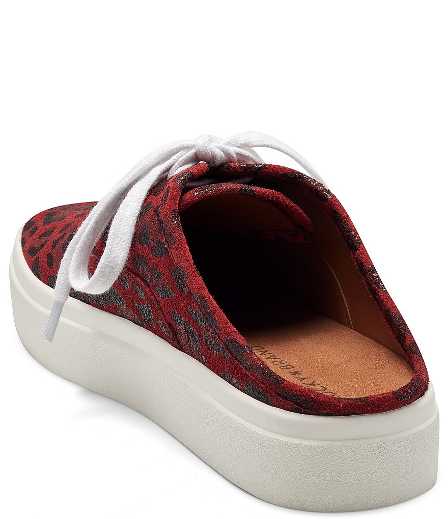 Lucky Brand Talani Leopard Print Suede Sneakers