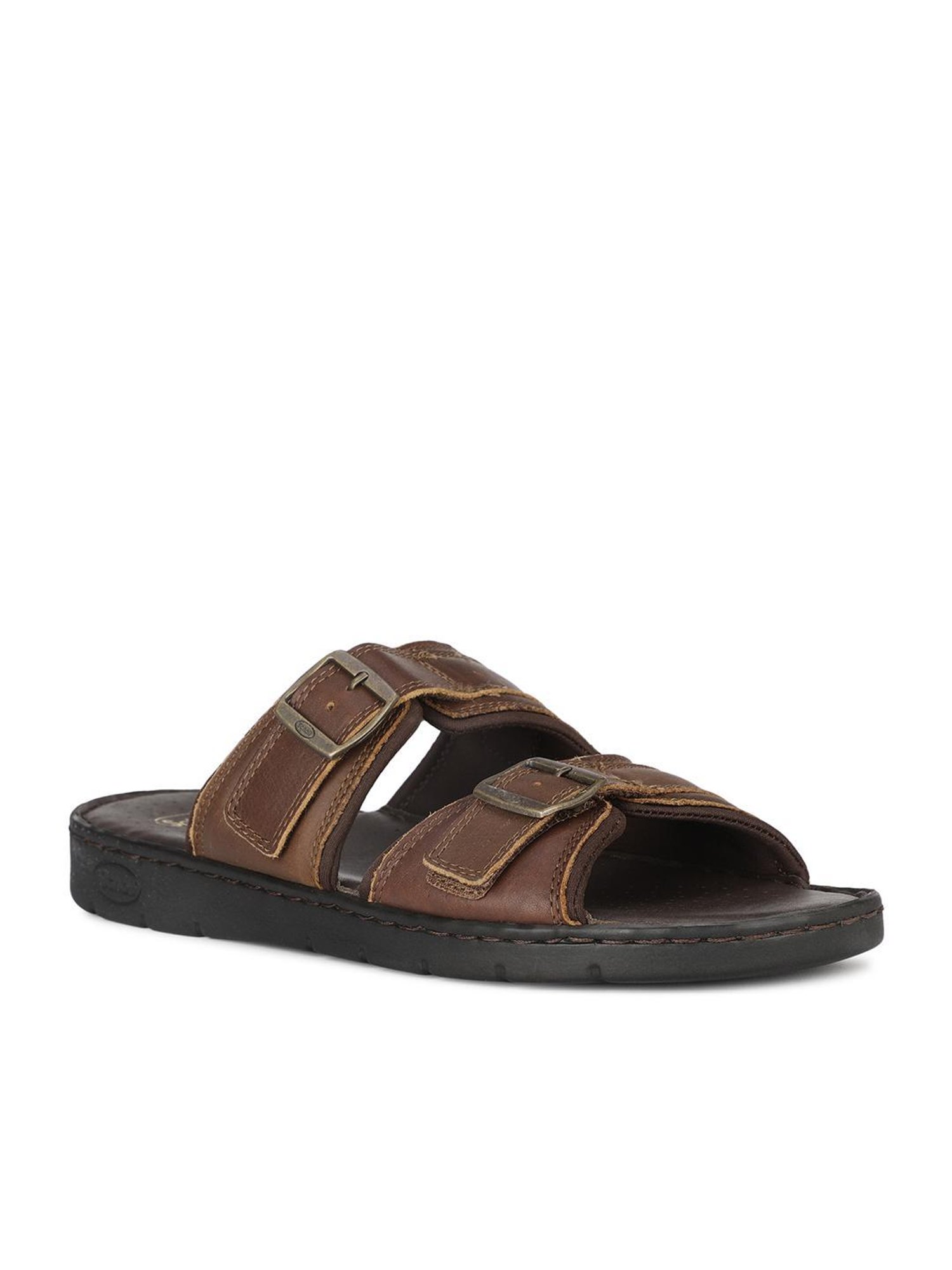 Scholl by Bata Men's JUSTIN Brown Casual Sandals