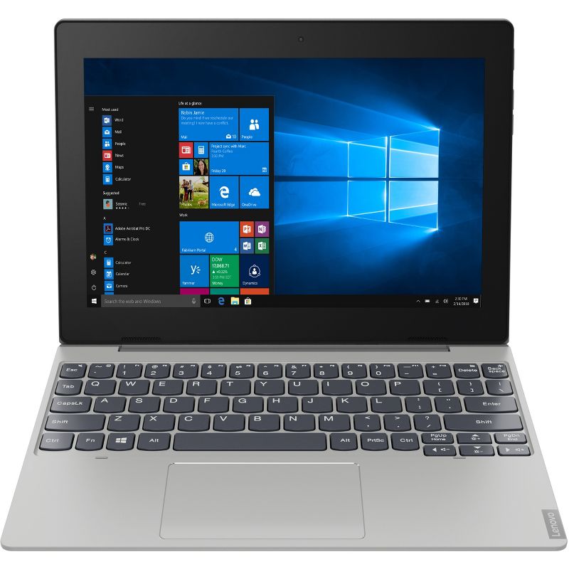 Lenovo IdeaPad D330-10IGM 81MD001VUS 10.1" Touchscreen 2 in 1 Notebook - 1280 x 800 - Celeron N4000 - 4 GB RAM - 64 GB Flash Memory