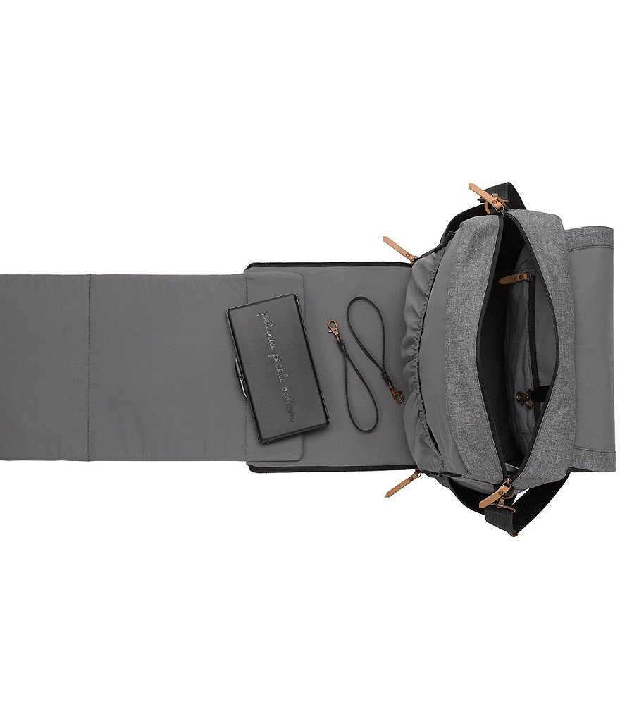 Petunia Pickle Bottom Boxy Backpack Colorblock Canvas Diaper Bag