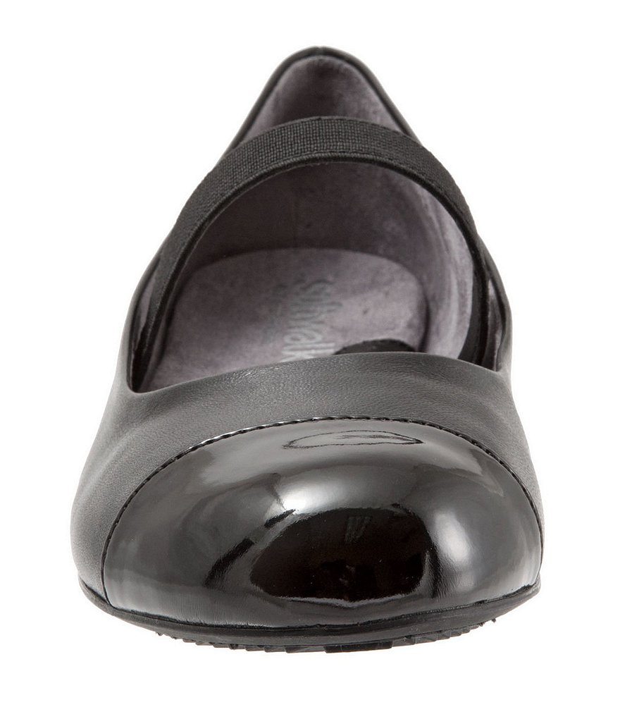 SoftWalk Napa Patent Cap Toe Mary Jane Flats