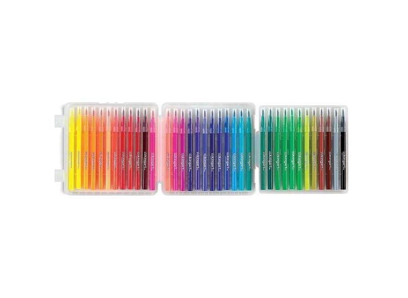 Kingart 105ct Markers Gel Pens Drawing Pad Bundle
