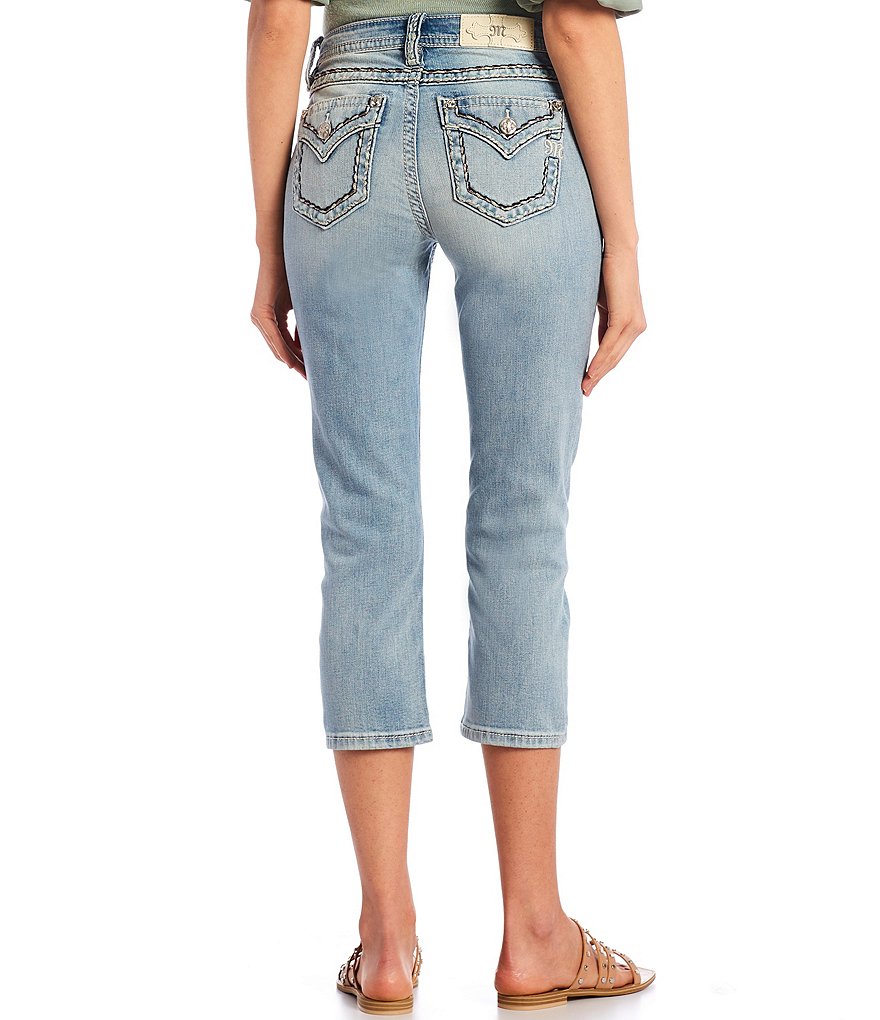 Celebrity Pink Destructed Cropped Skinny Jeans