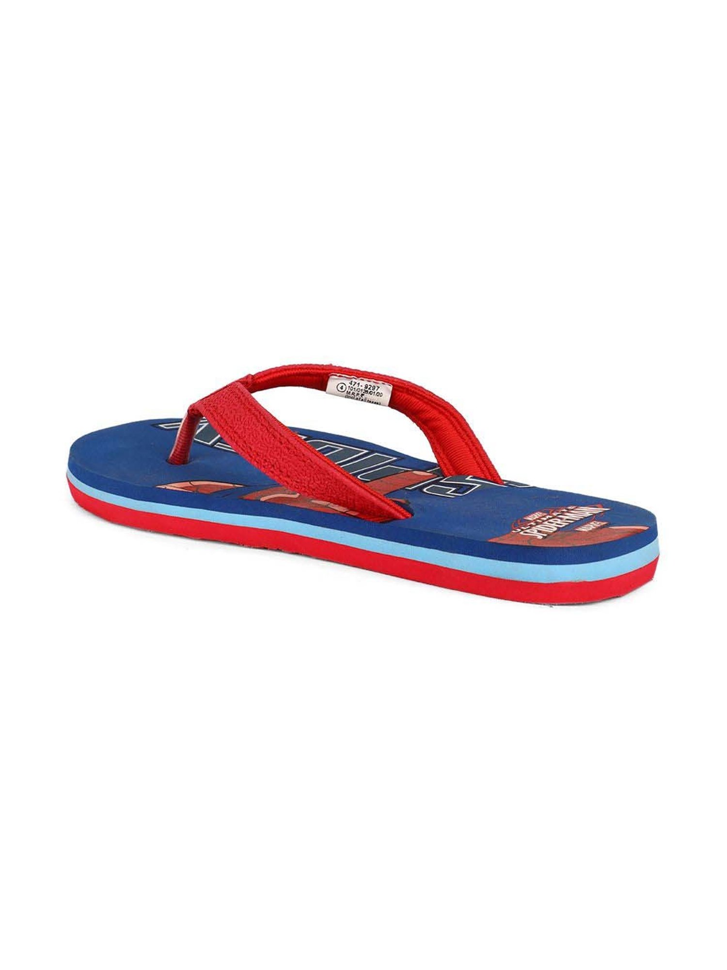 Disney by Bata Kids Red & Blue Flip Flops