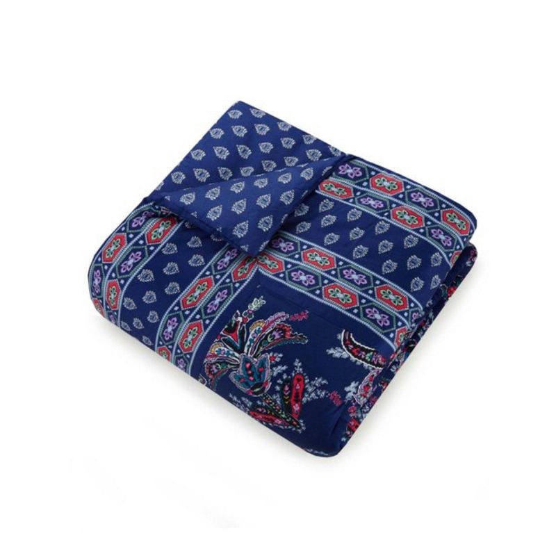Full/Queen 3Pc Romantic Paisley Comforter Set Blue - Vera Bradley