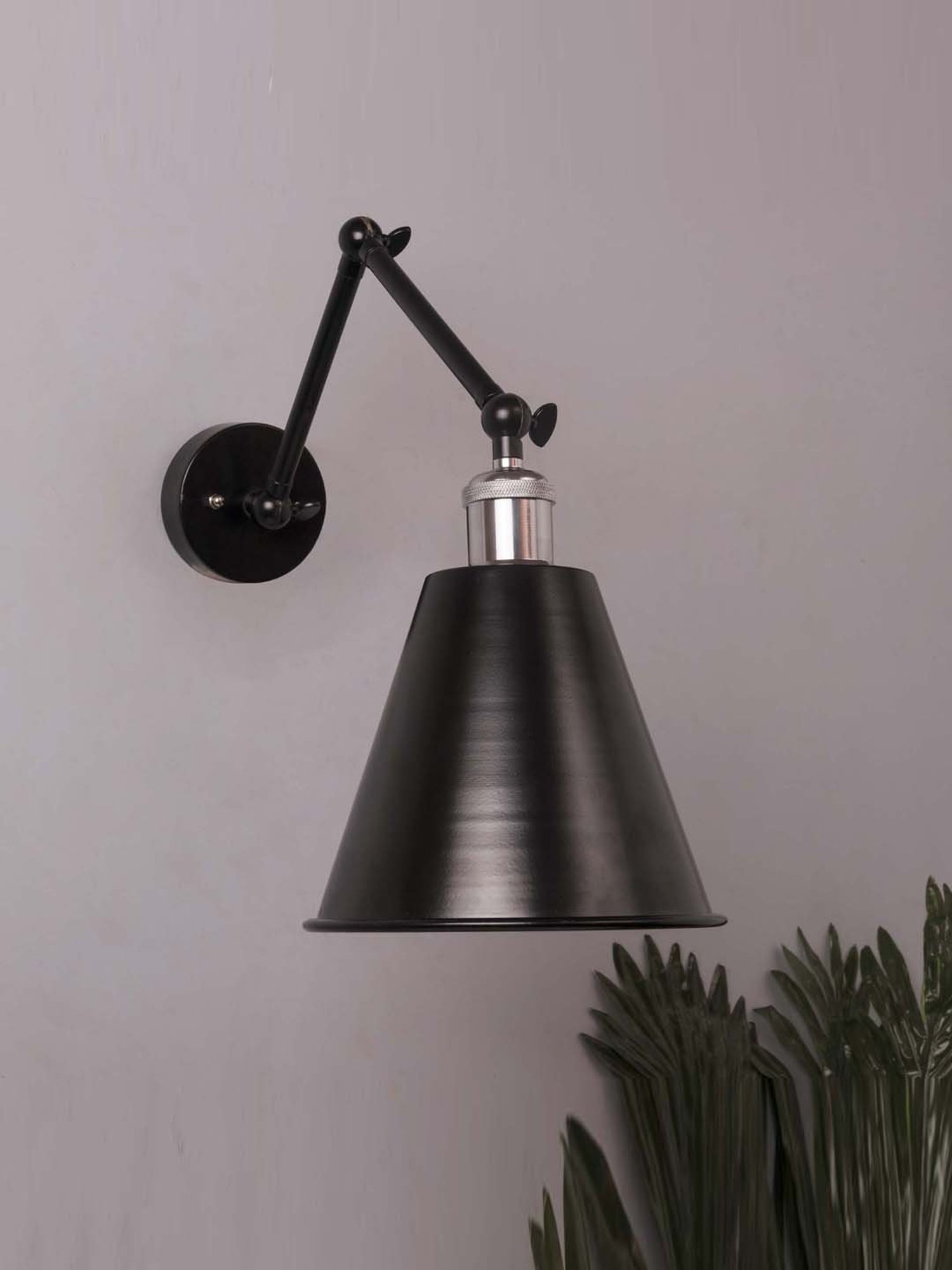 Homesake Black Edison 360 Guard Shade Wall Lamp - Set of 1