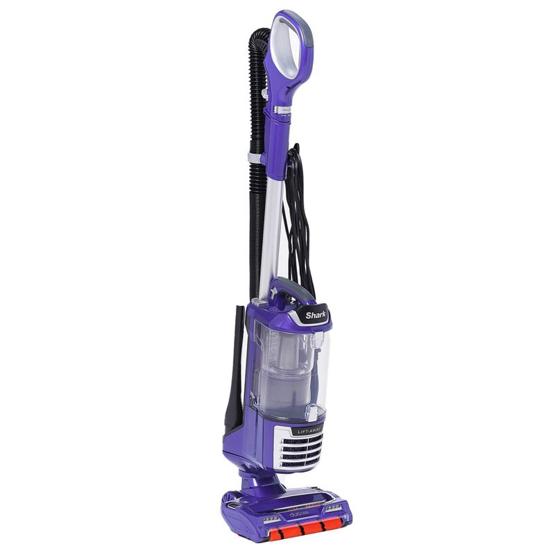 Shark NV771 DuoClean Lift Away Speed Bagless Upright HEPA Vacuum Cleaner for Carpet and Hard Floors, Purple (Certified Refurbished)