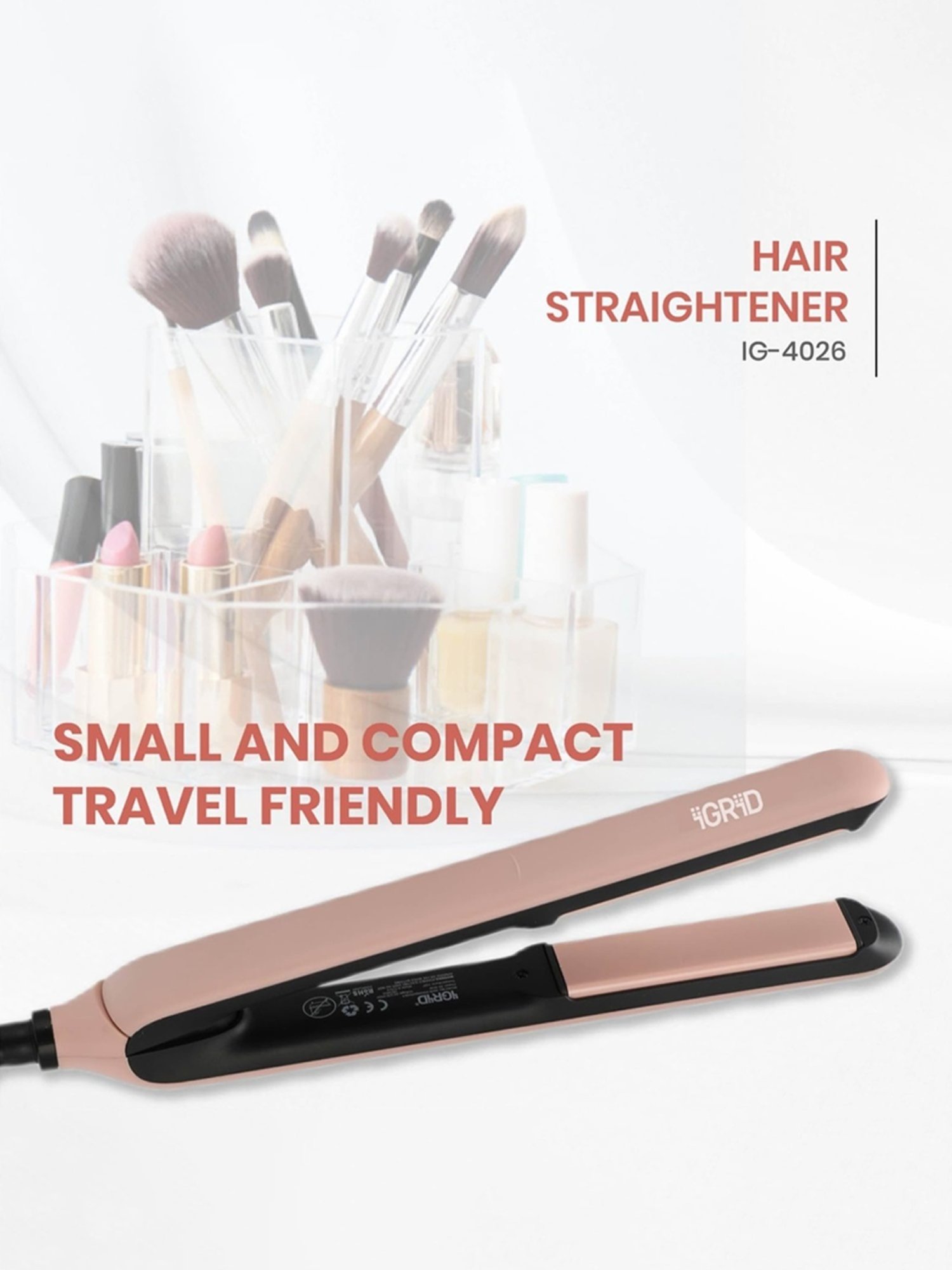 Gorgio Professional HS7800 Steam Hair Straightener (Black)