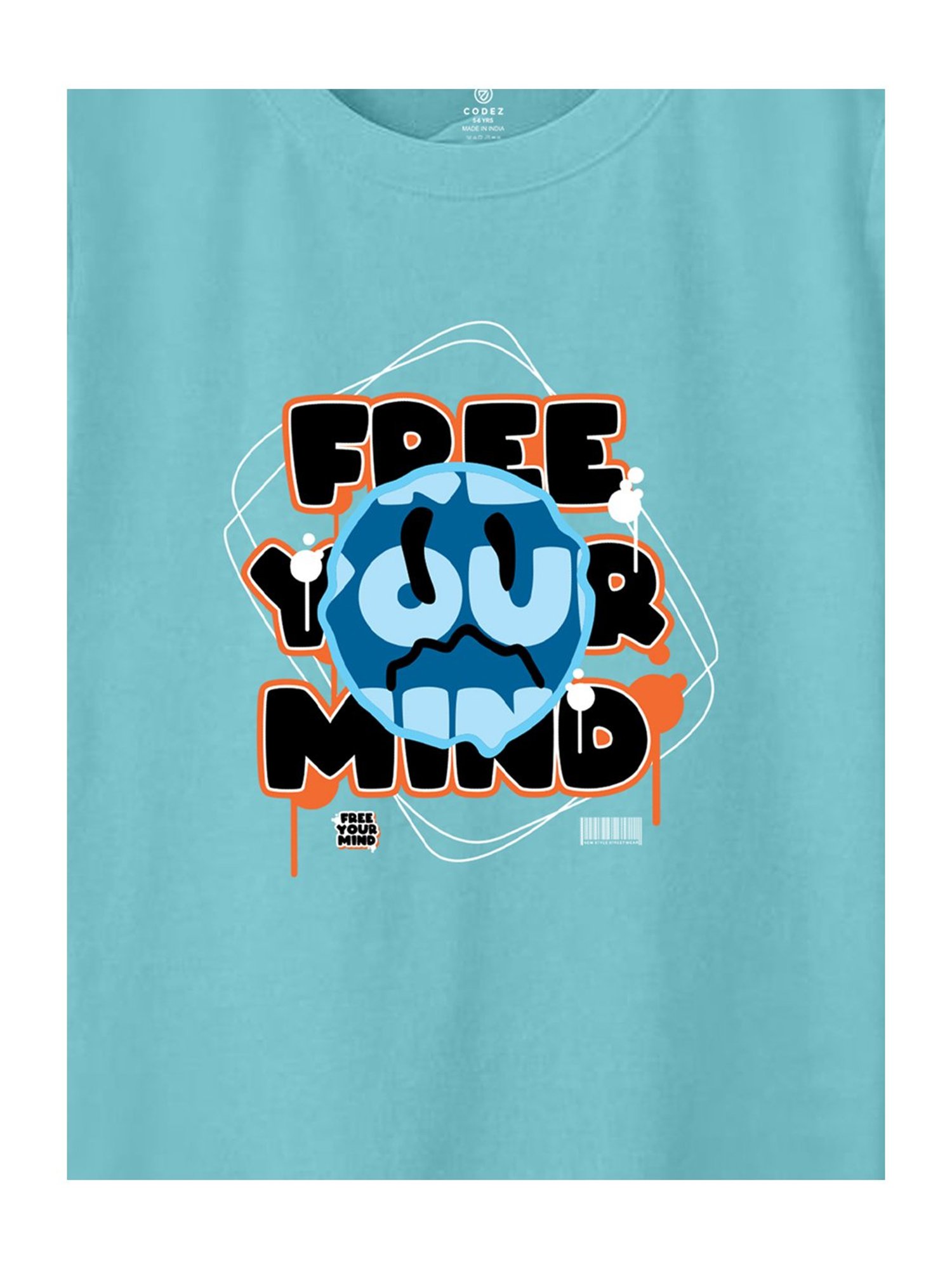 Codez Kids Red & Blue Printed T-Shirt (Pack Of 2)