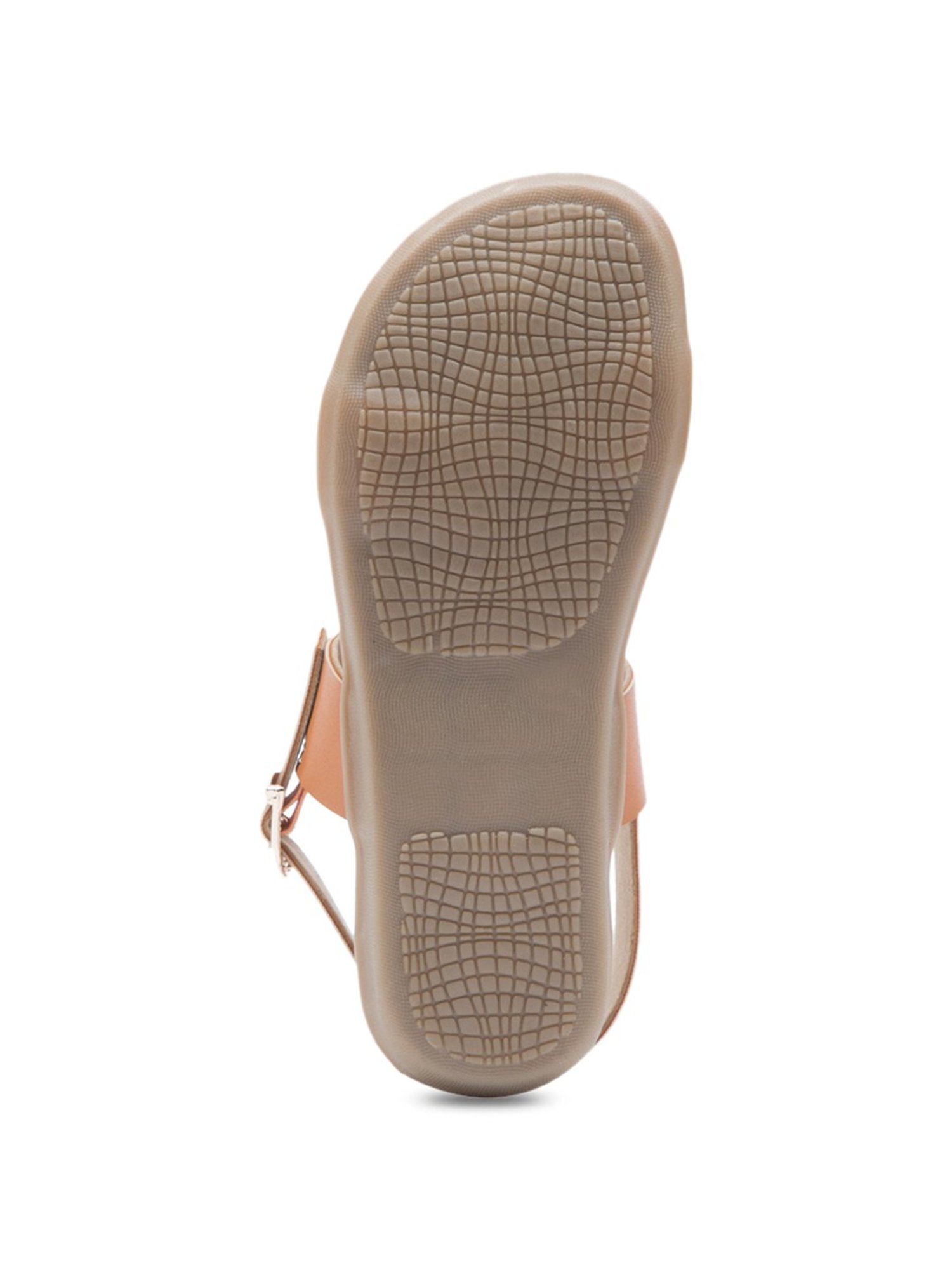 Beanz Kids Ella Tan & Golden Back Strap Sandals