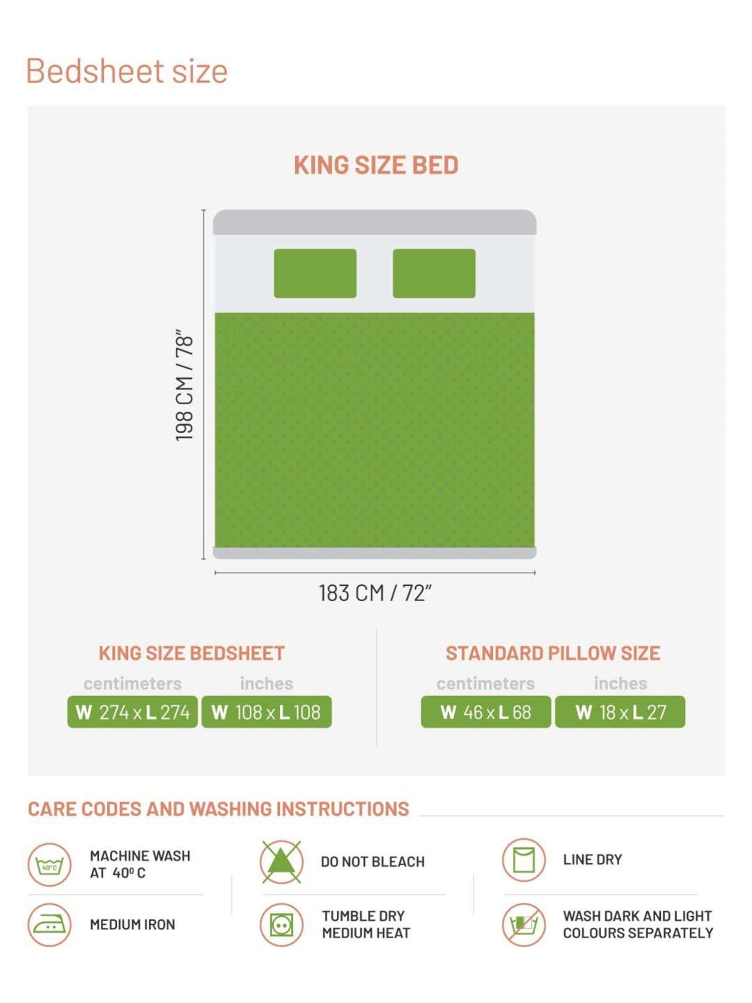 Ddecor Live Beautiful Urban Cloud Grey Cotton 210 TC King Bed Sheet With 2 Pillow Covers