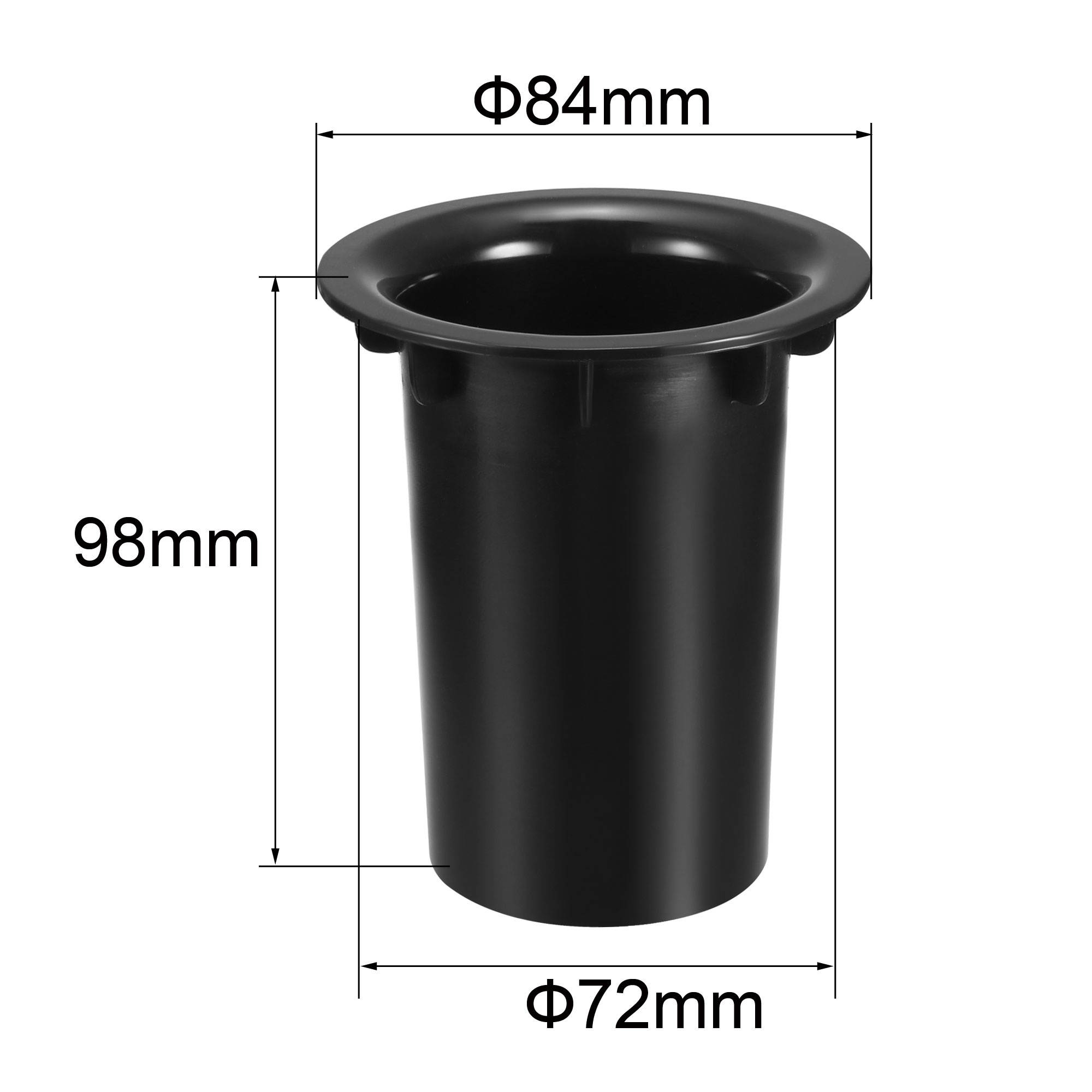 72mm x 98mm Speaker Port Tube Subwoofer Bass Reflex Tube Bass Woofer Box 4pcs