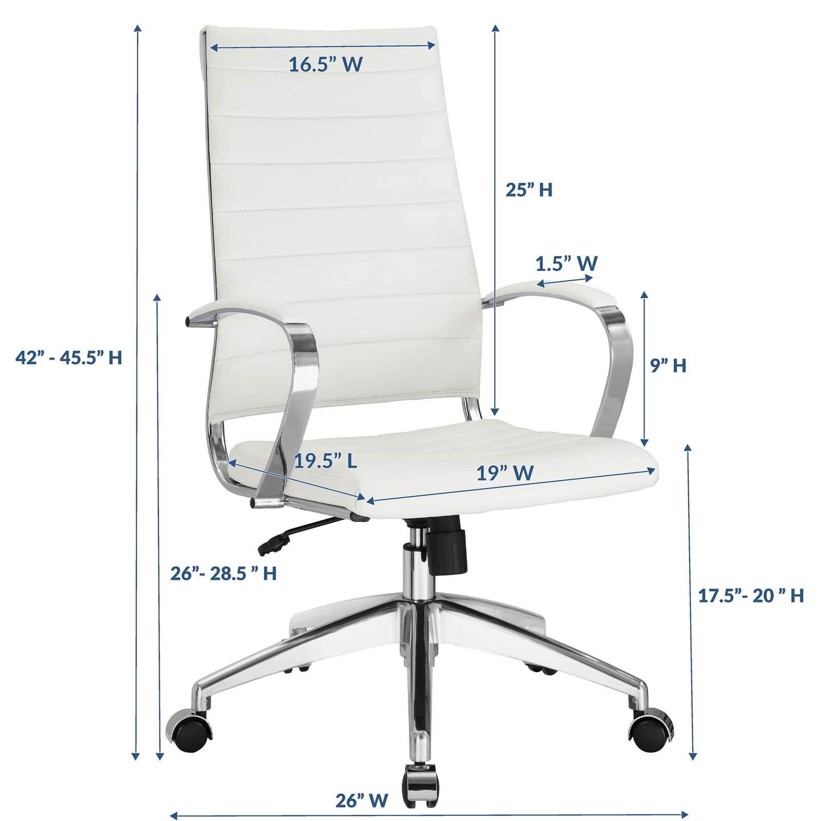 Jive Highback Office Chair in White