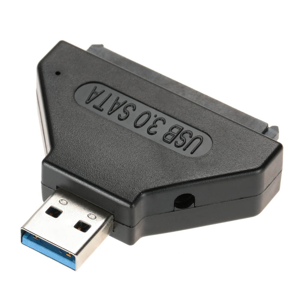 EC2WORLD USB3.0 To External SATA III Serial ATA 2.5"/3.5" Hard Disk Drive HDD SSD USB To SATA Converter Adapter Cable with Power Adapter