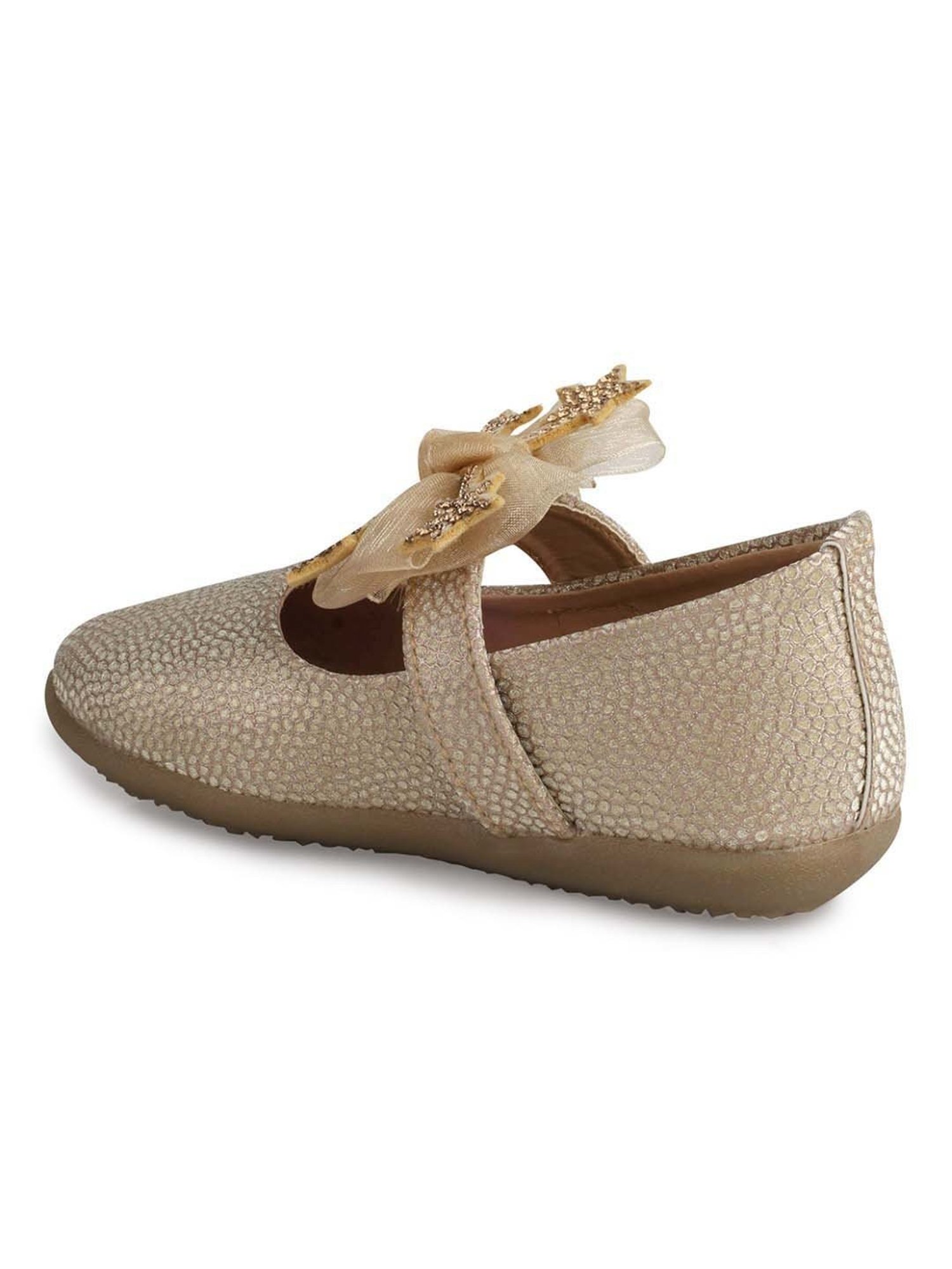 Minesole Kids Golden Mary Jane Shoes