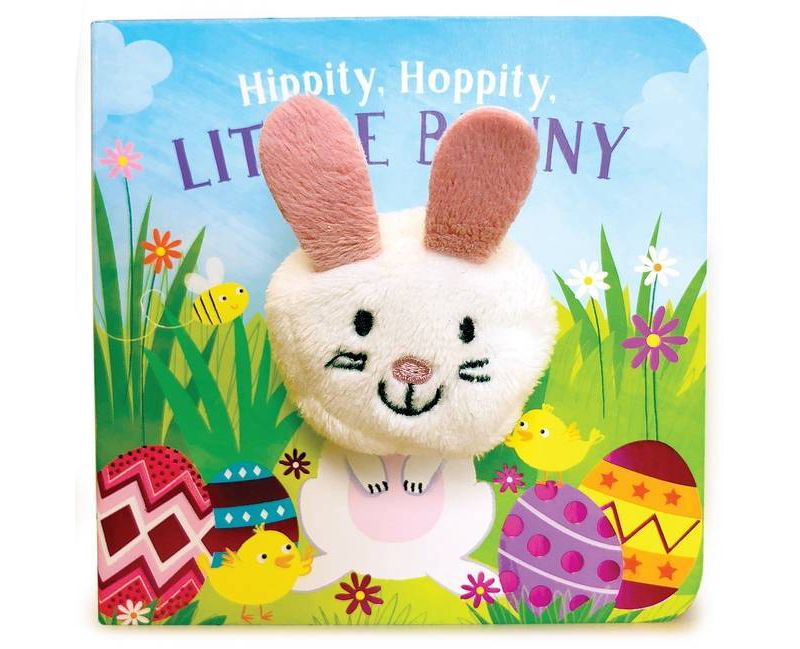 Hippity, Hoppity, Little Bunny Finger Puppet Book - by Ginger Swift (Hardcover)