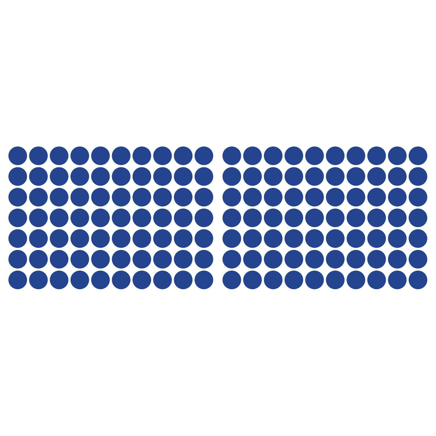 LiteMark 2 Inch Orange Dot Decals - Pack of 80