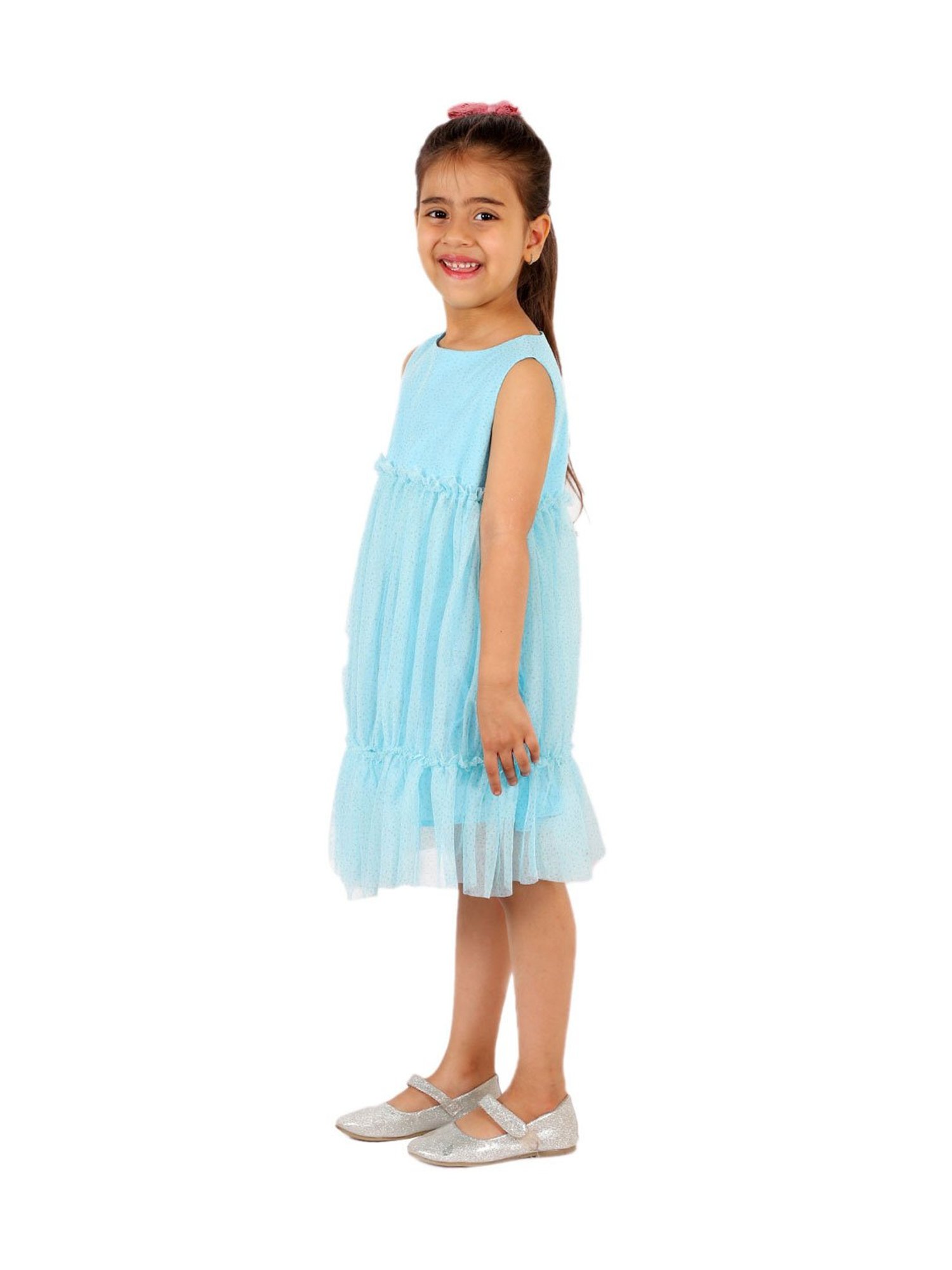 KidsDew Kids Blue Embellished Dress