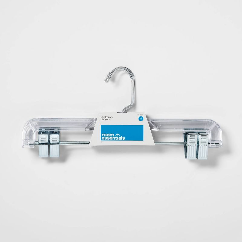 4pk Crystal SkirtSlack Hangers - Room Essentials™