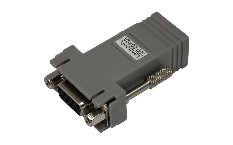 Lantronix DCE Adapter - 1 x RJ-45 Male - 1 x DB-9 Female Serial