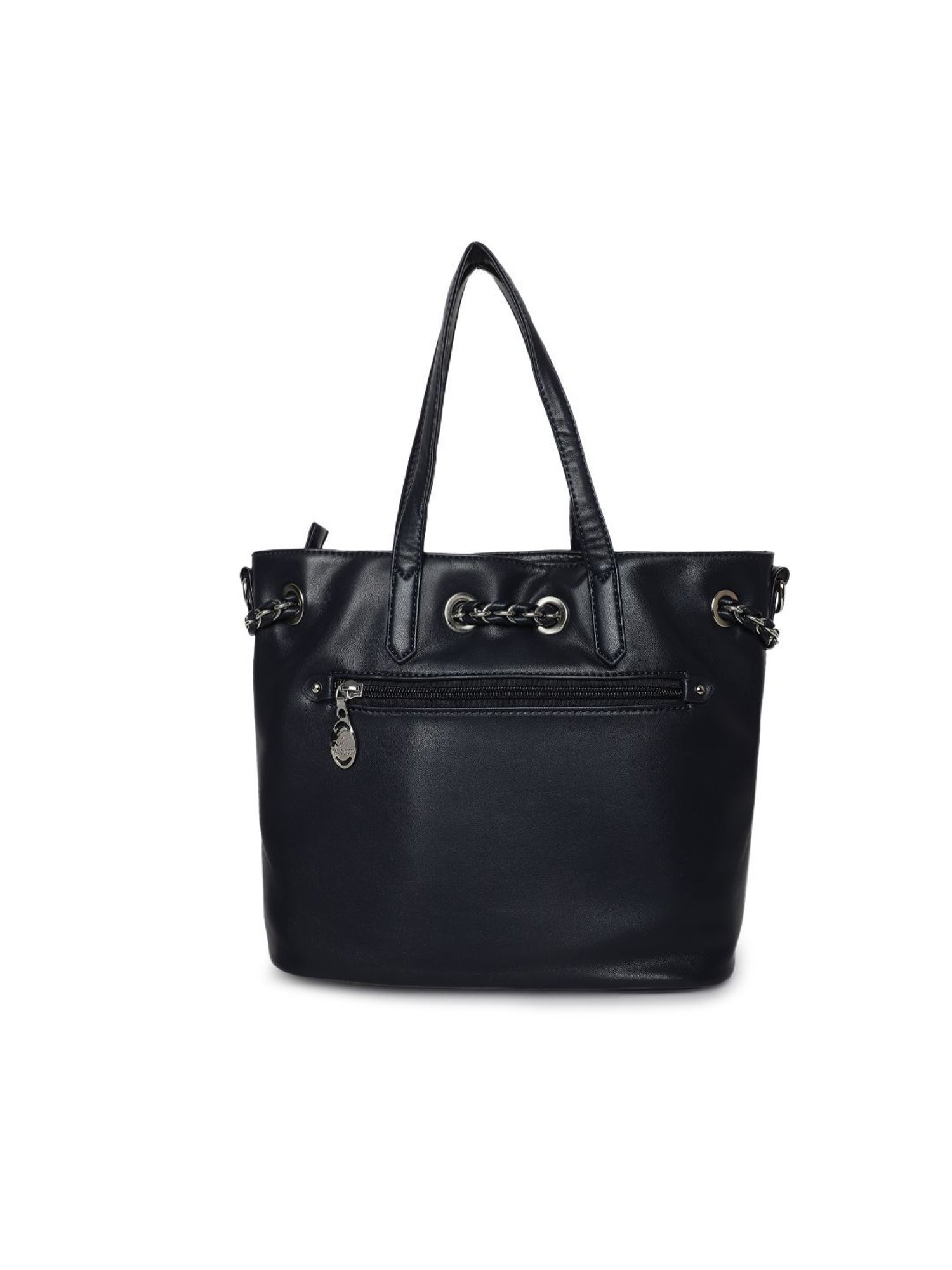Beverly Hills Polo Club Navy Blue Small Tote Bag