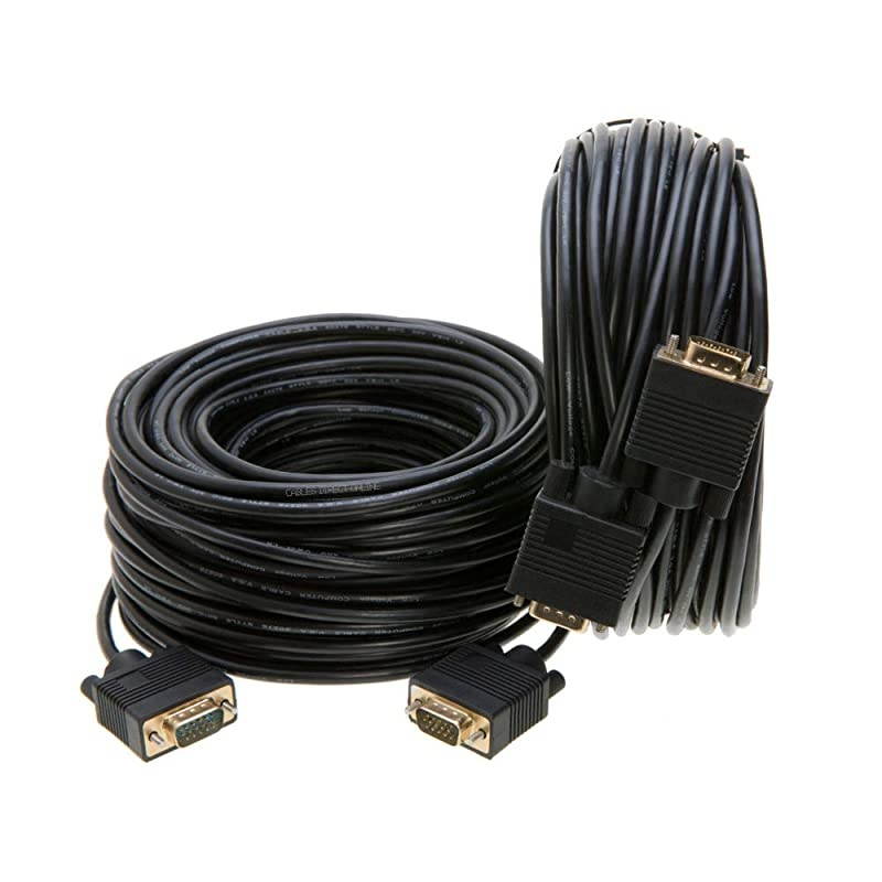 SVGA Super VGA Monitor Cable Male to Male 3Ft 100FT SVGA 50FT