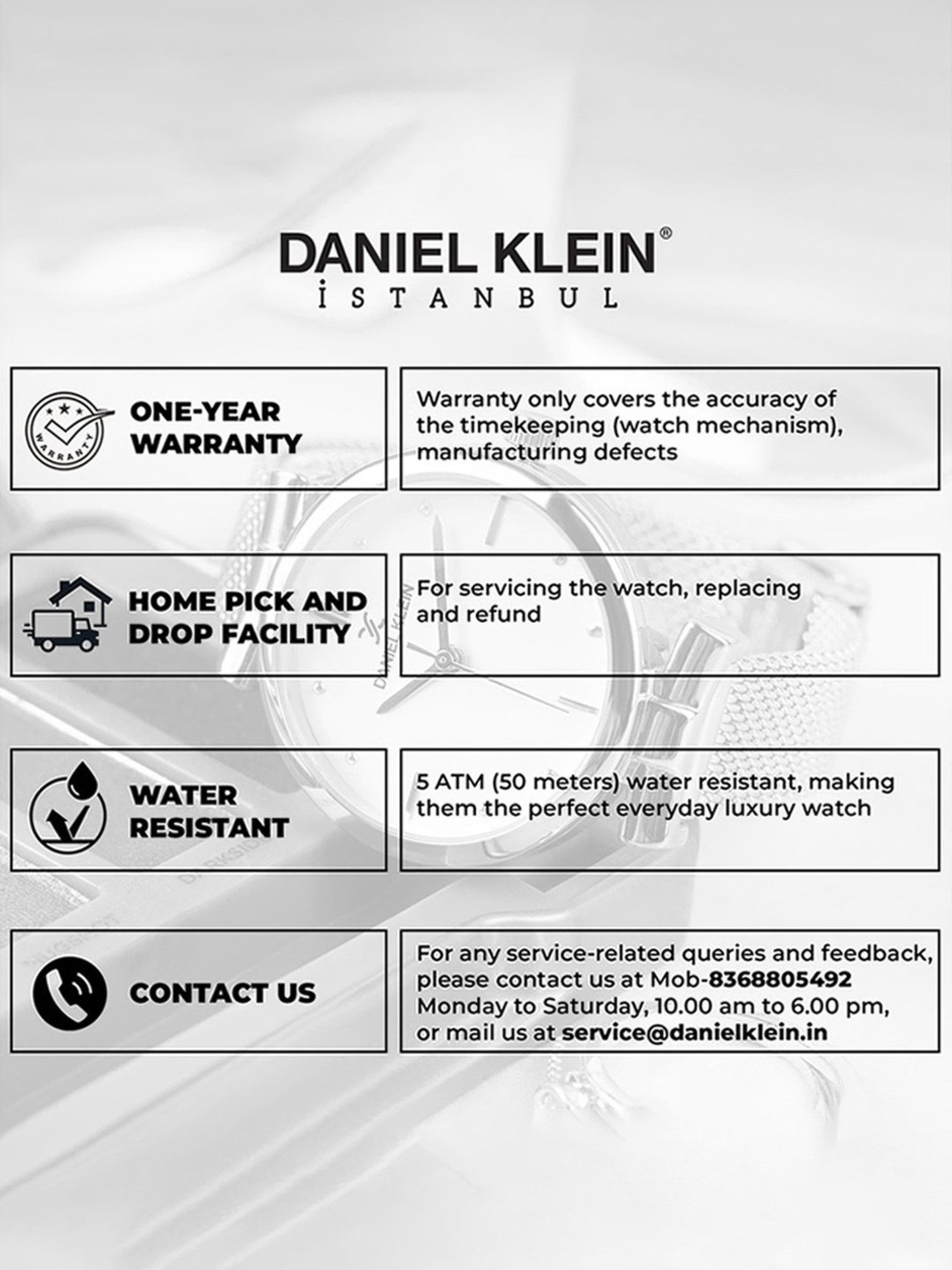 Daniel Klein DK.1.13757-5 Chronograph Watch for Men