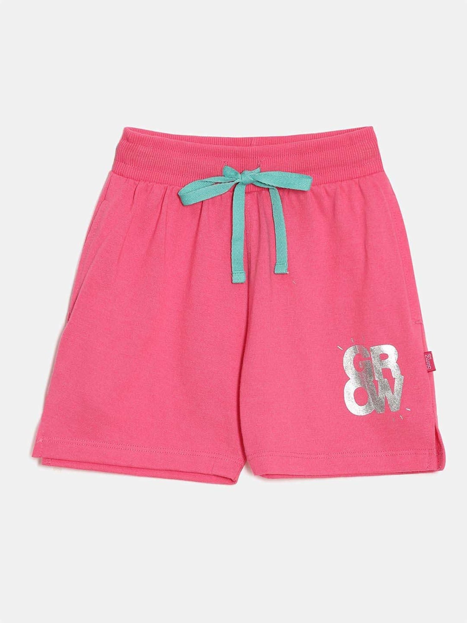 Coolsters by Pantaloons Kids Jet Black Cotton Regular Fit Shorts