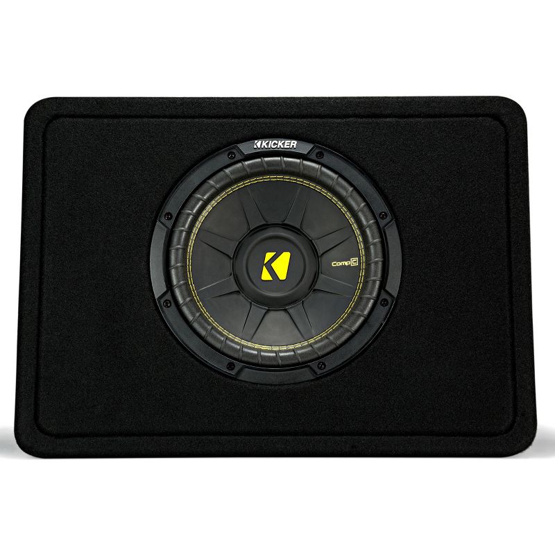 Kicker 44TCWC104 10" CompC 4-Ohm Subwoofer in Thin-Profile Box