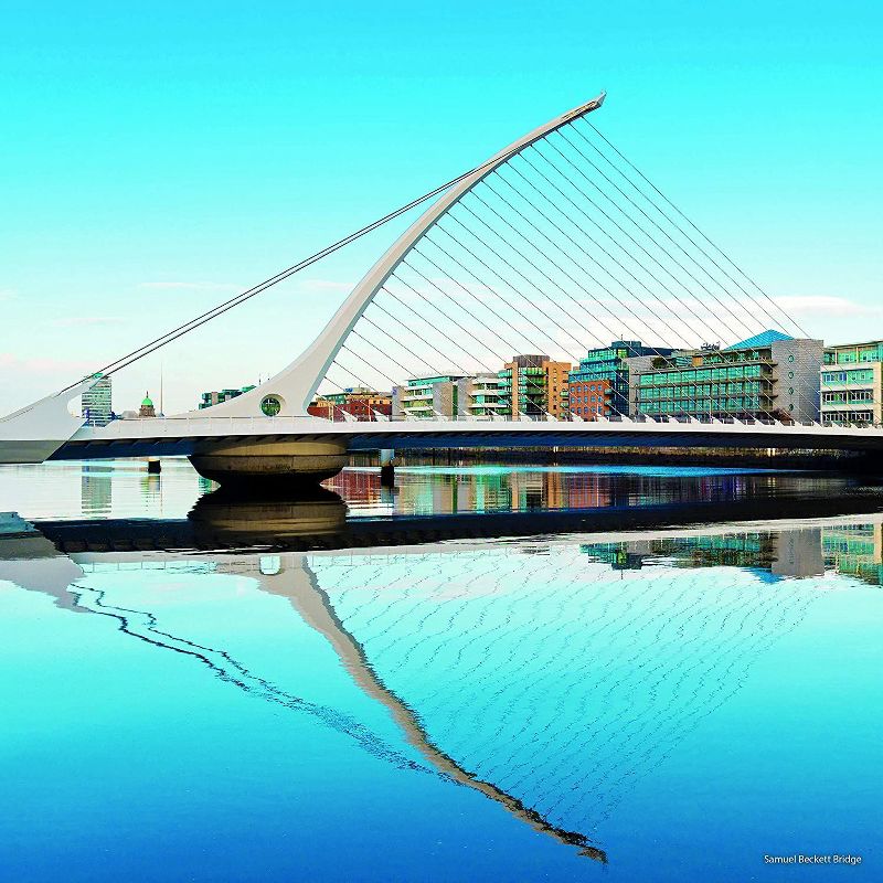 2021 Wall Calendar 12" x 12" Monthly View, Dublin Travel & Destination, 16-Month, with 180 Reminder Stickers