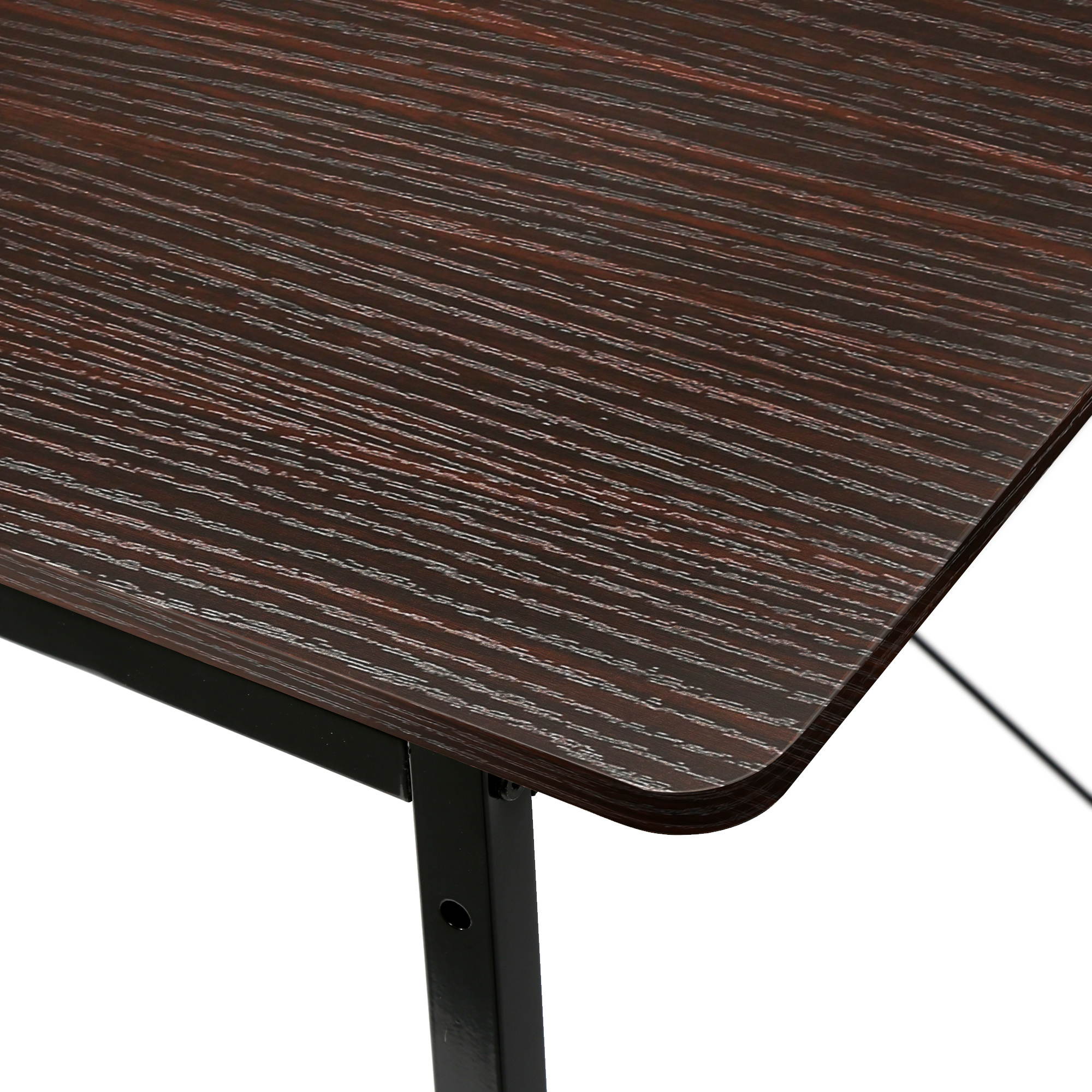 43 inch Gaming Desk Racing Style Computer Desk Living Room Desk Home Office Desk Writing Table Study Table With Cable Management Hole and Adjustable Foot Pads