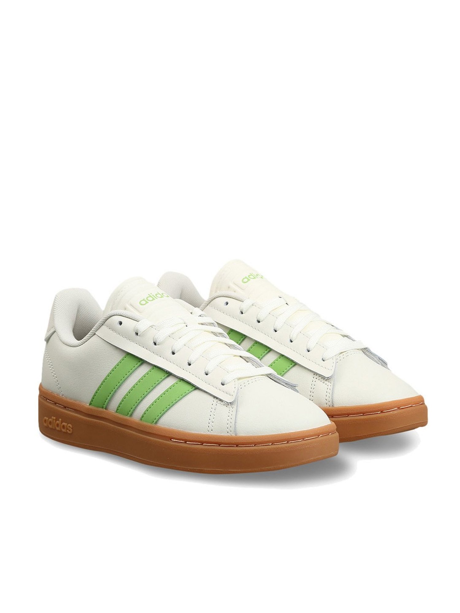 Adidas Women's GRAND COURT ALPHA Off White Tennis Shoes