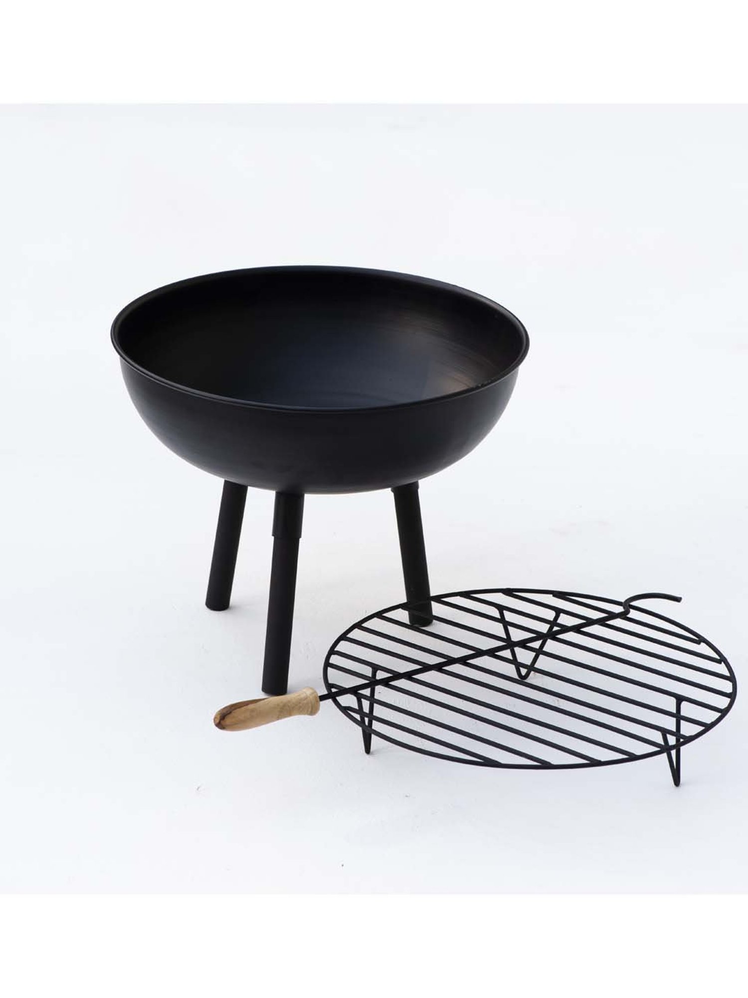 THE DECOR REMEDY Mini Iron Fire Pit or Angeethi