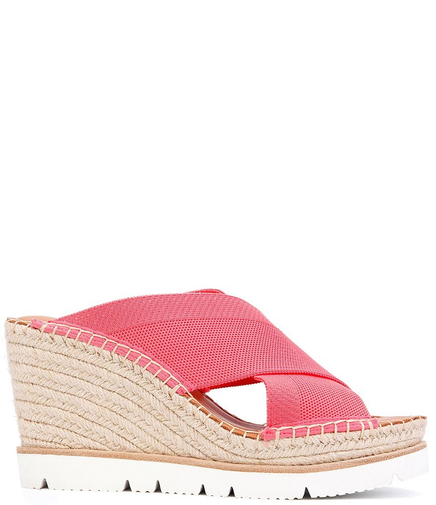 Gentle Souls Elyssa X-band Espadrille Wedge Sandals