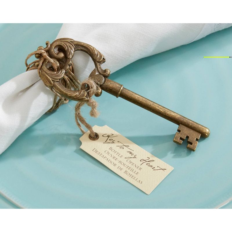 12ct "Key to My Heart" Antique Bottle Opener