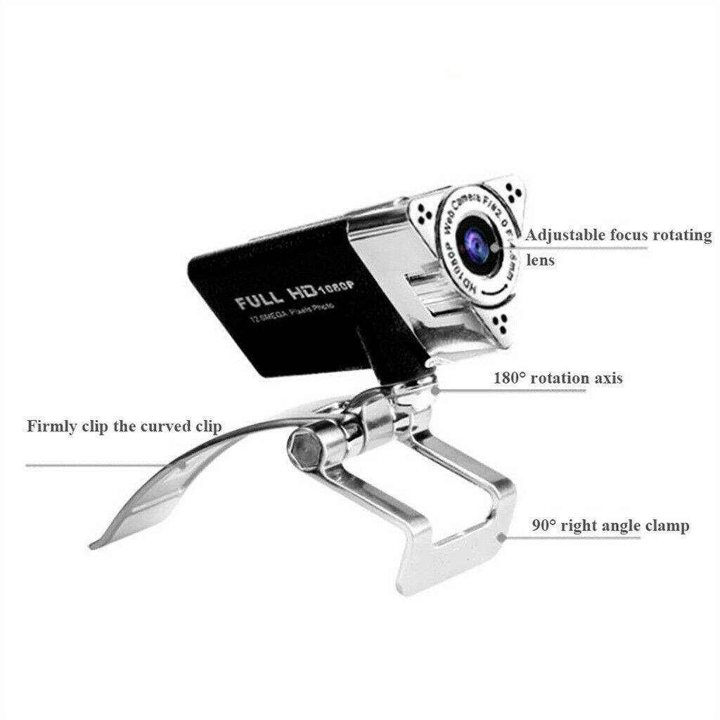 USB Digital Full HD 1080P Video Camera Webcam Meeting Video with Microphone