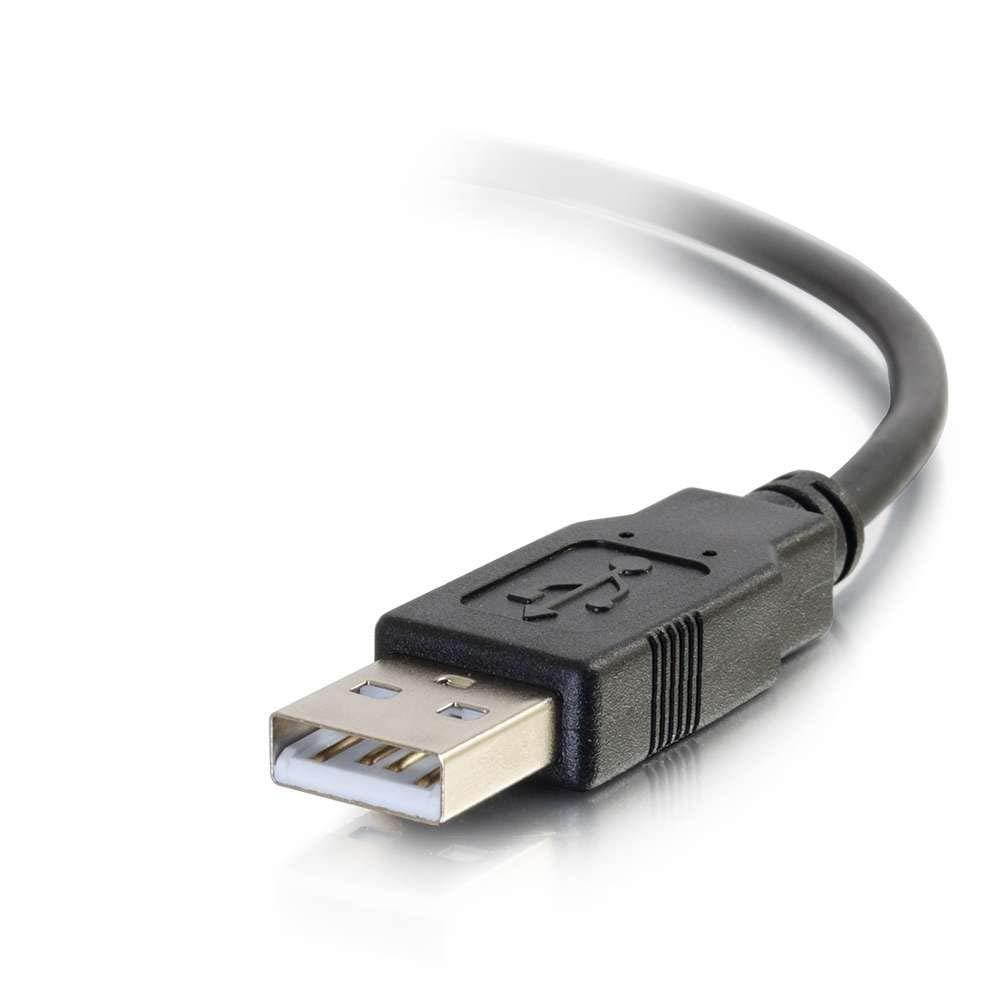 C2G/Cables to Go 28871 USB 2.0 USB-C to USB-A Cable, Male to Male (6 Feet) Thunderbolt 3, Tablet, Chromebook Pixel, Samsung Galaxy TabPro S, LG G6, MacBook
