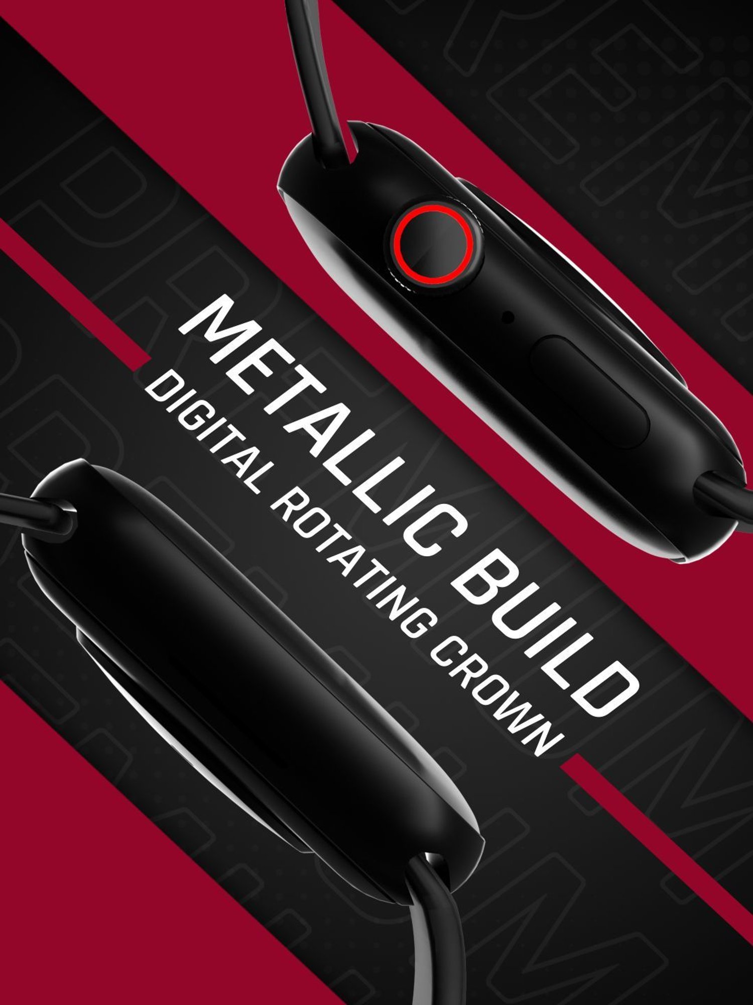 Hammer Pulse Ace 2.0 Bluetooth Calling Smartwatch with Biggest 1.83 inch Display (Black)