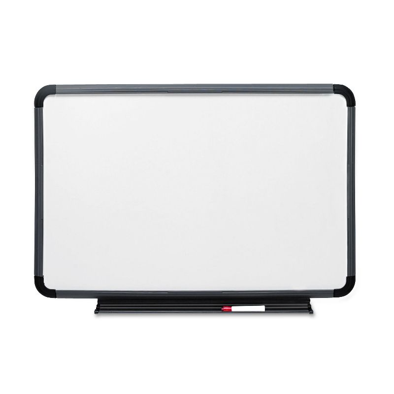 Iceberg Ingenuity Dry Erase Board Resin Frame with Tray 48 x 36 Charcoal 37049