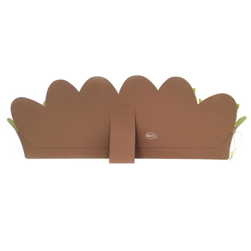 Easter 8.25" Happy Easter Grass With Eggs Colorful Glitter  -  Wall Sign Panels