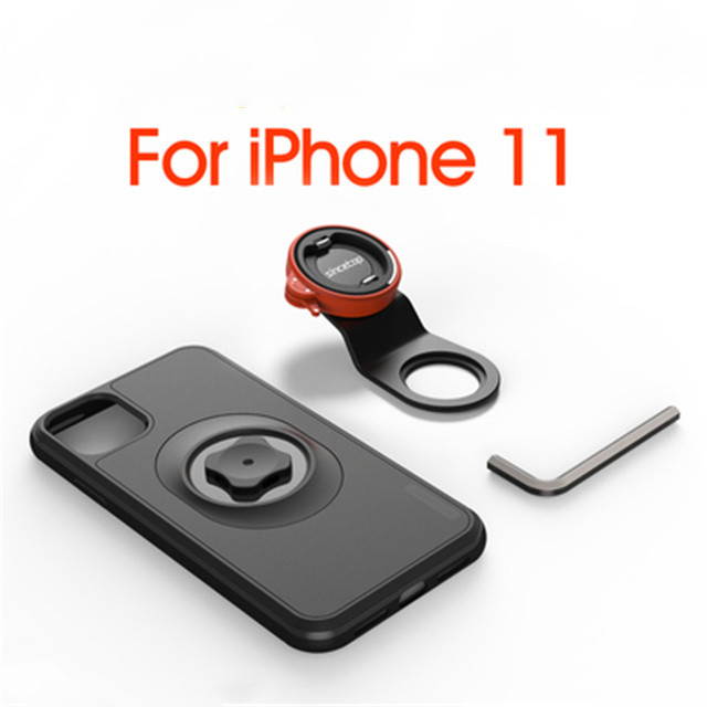 Motorcycle Phone holder For iPhone 11 Pro XsMax 8plus 7s 6 Mountain/Bike Moto Mount Cell Phone Bag Stand With Shockproof Case