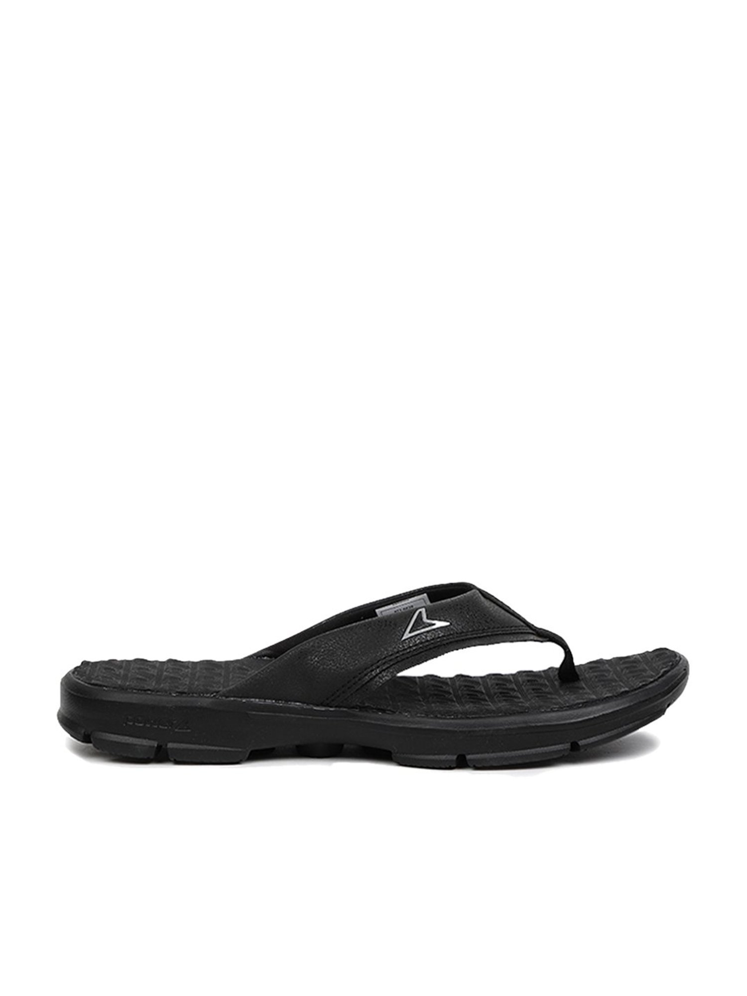 Power by Bata Black Thong Sandals