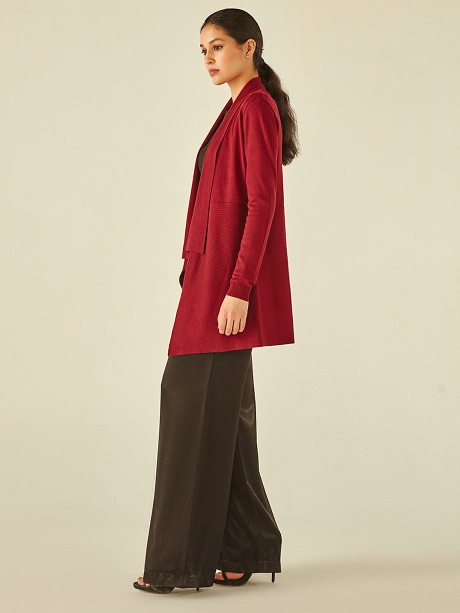 Cover Story Maroon Shrug