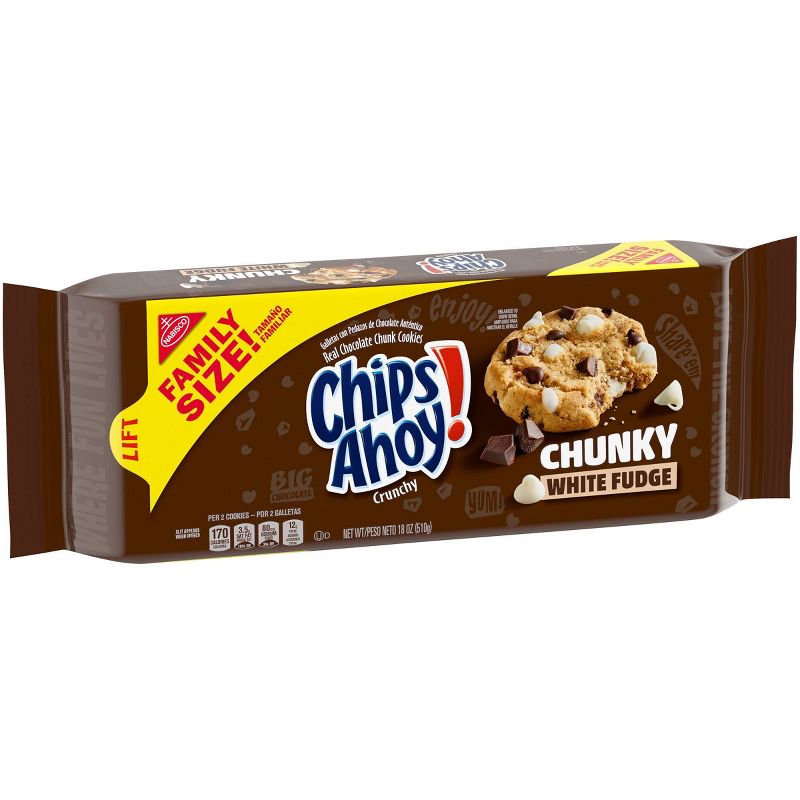 Chips Ahoy! White Fudge Chunky Family Size - 18oz