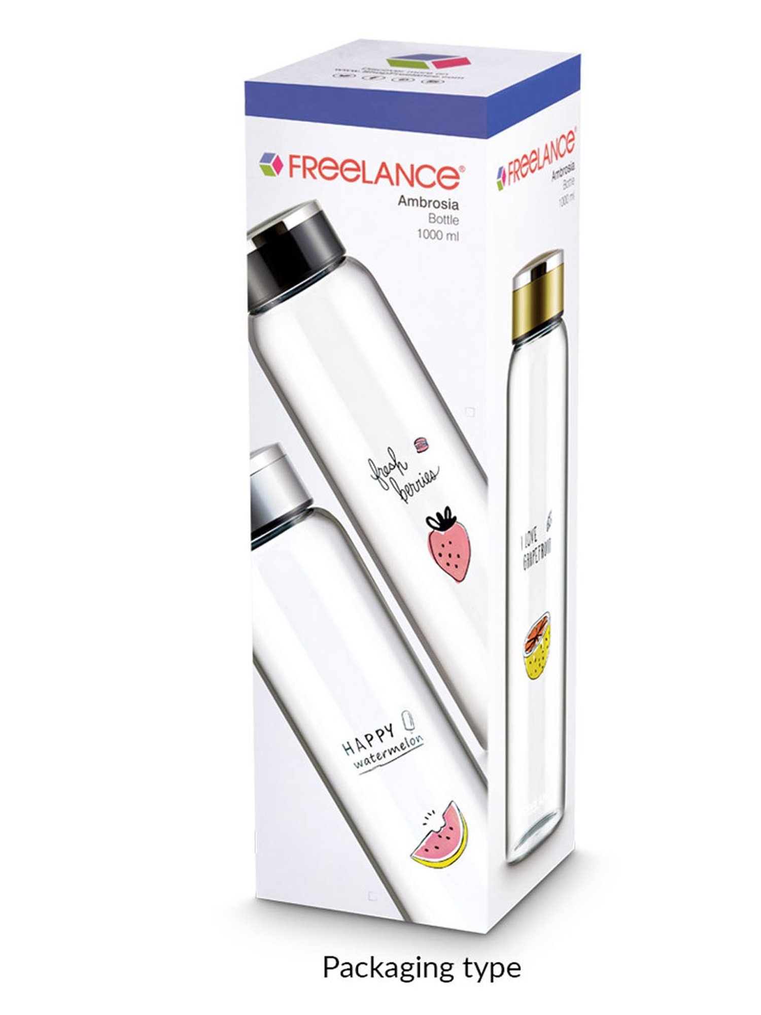 Freelance Yellow Glass 600 ml Jars and Container