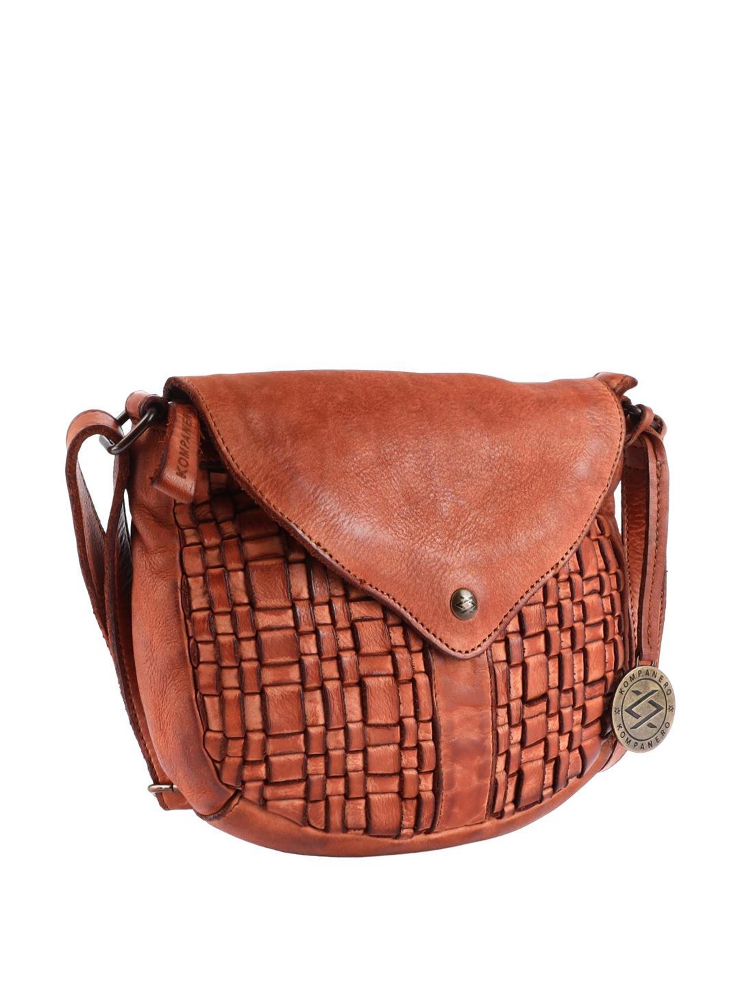 KOMPANERO Mia Tan Textured Sling Handbag